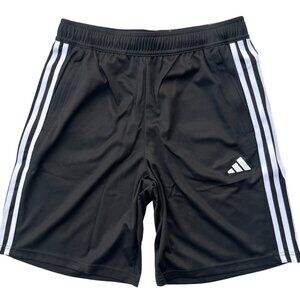 Adidas IB8243 Mens Black/ White Aeroready 3 Stripes Sports Training Shorts